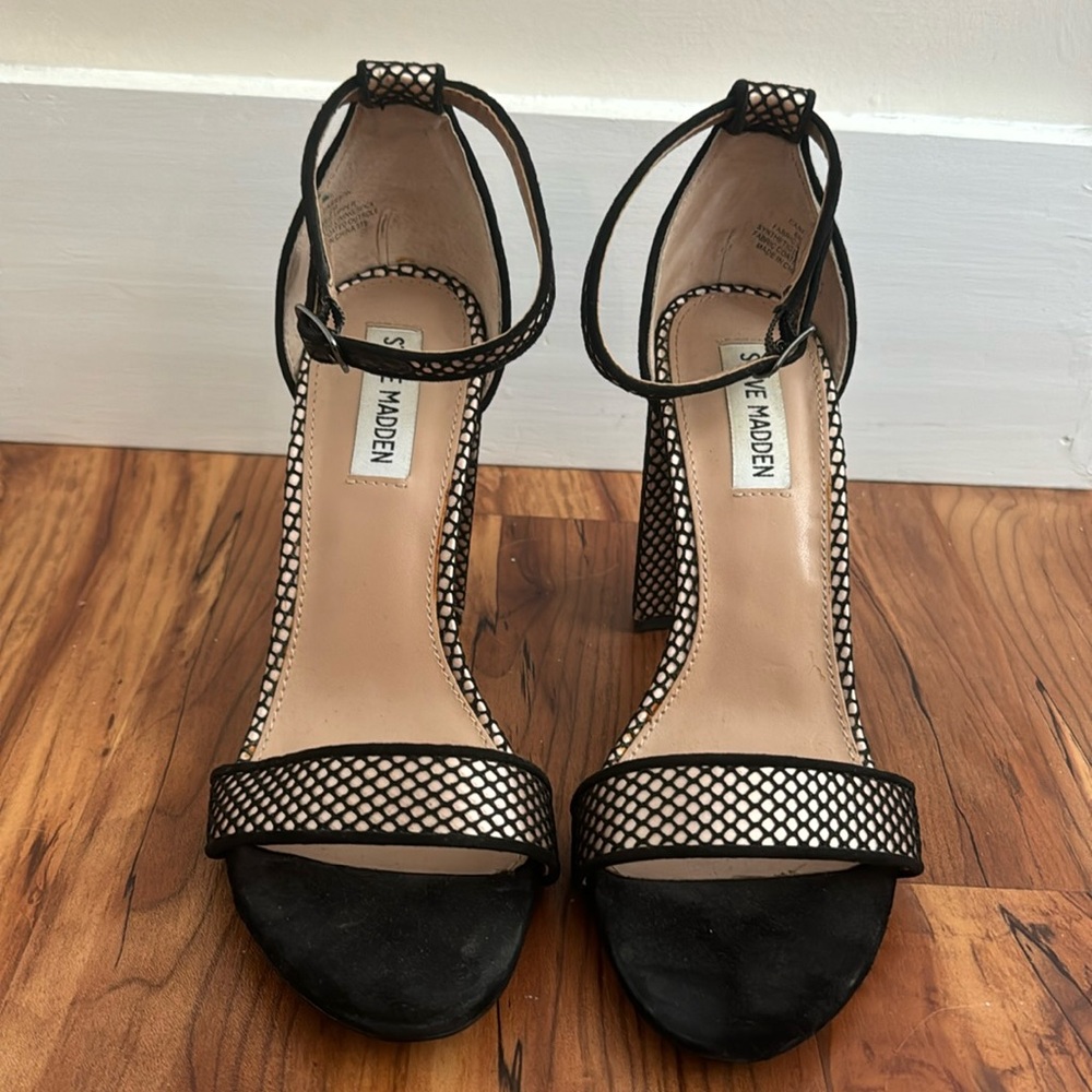 Steve Madden Fishnet Heels